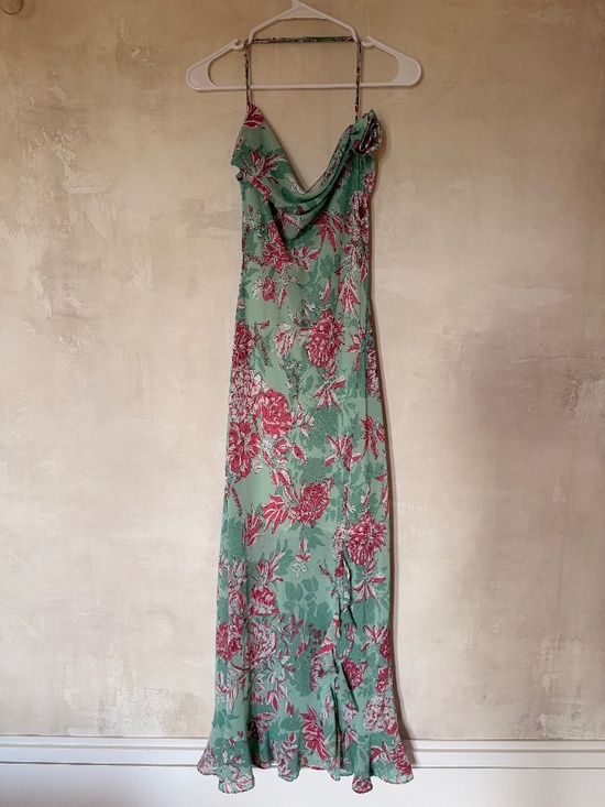 ZARA FLORAL PRINT SLIP DRESS - MULTICOLORED SIZE M - Picture 2 of 5